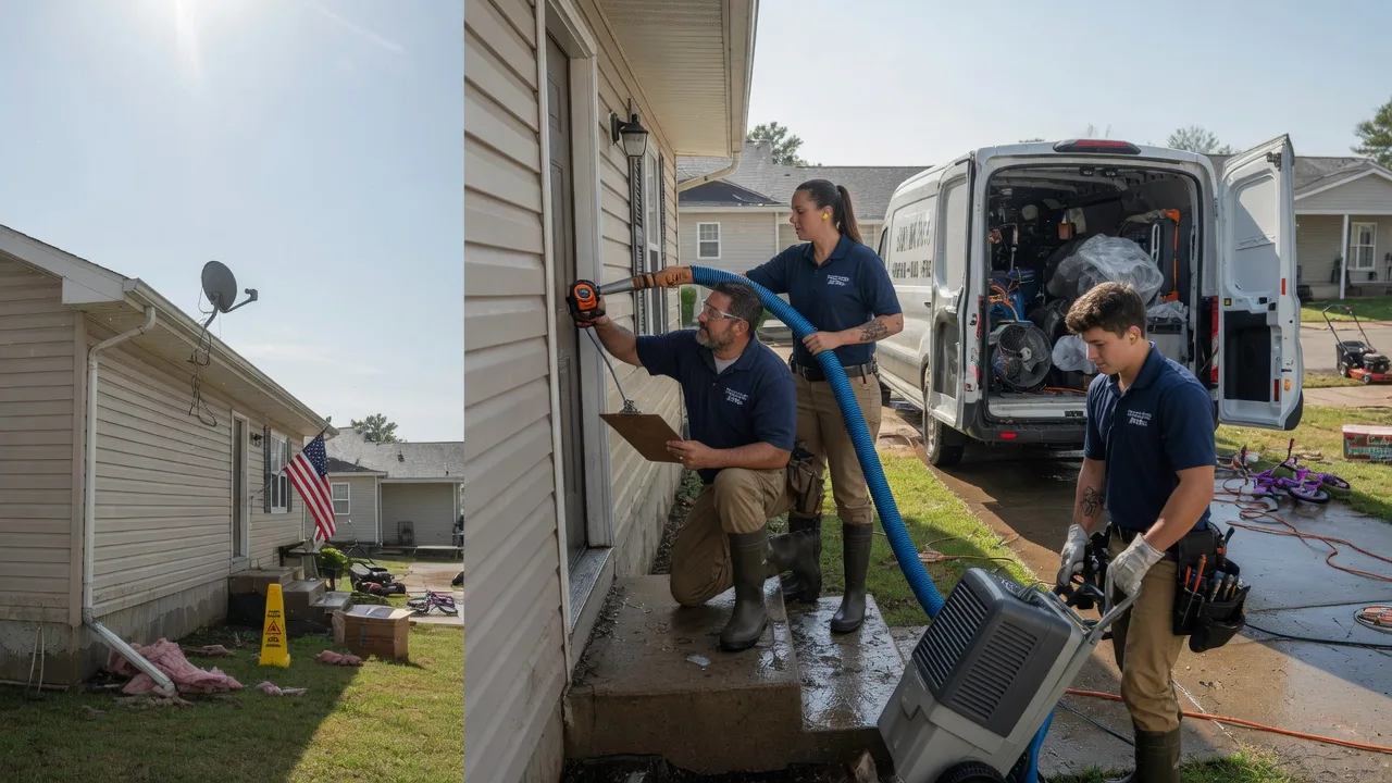 Ceiling Water Damage Restoration in Malone, NY near me